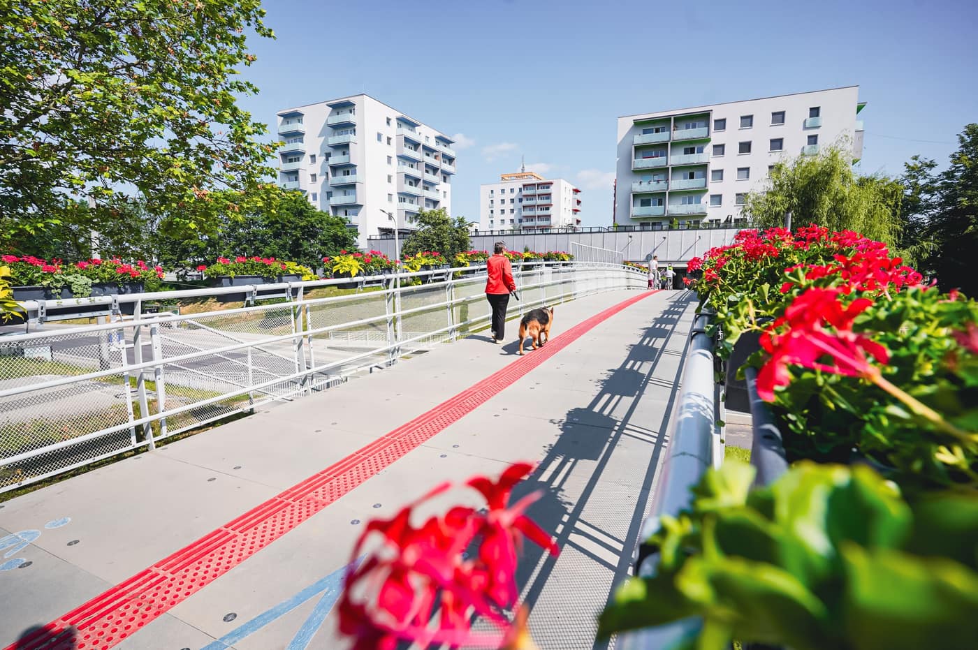 Nová lávka pre peších a cyklistov na Solinkách
